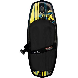 Kneeboard Fuel, 130 cm, sort/gul, passer til kørere 60 - 100 kg