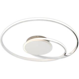 Lindby Dorle LED-loftlampe, krom, Ø 60 cm