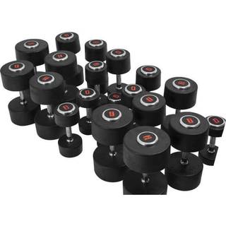 Gorilla Sports Håndvægte PREMIUM gummi 2,5-50KG Vægt 12,5 kg