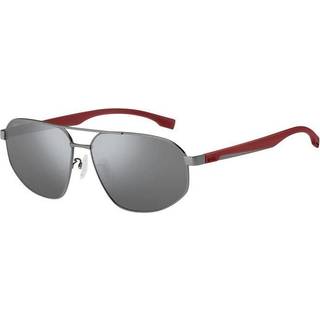 BOSS Boss 1468/F/S Asian Fit R80/T4 63 Solbriller Mænd Silver - Matte Dark Ruthenium Silver - 63mm