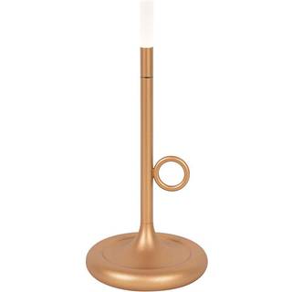 Udendørs bordlampe guld inkl. LED med berøringsdæmper genopladelig - Sjarel