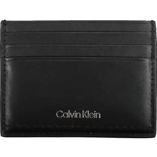 Calvin Klein Duo Stitch kortholder Sort Læder