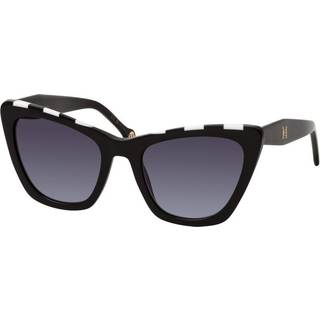 Carolina Herrera Kvinde HER 0129/S 80S/9O Solbriller Acetat Sort Grå Cat Eye Skygge