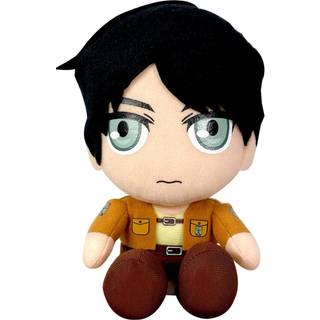 GE Animation Great Eastern GE-52997 Attack on Titan Eren Sitting Pose Puted Plush Multi-Colored 8 """"