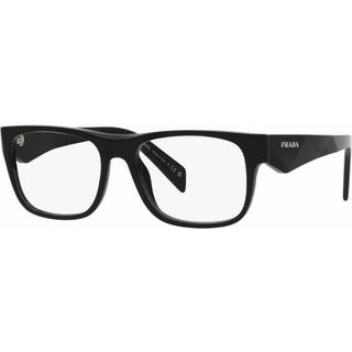 Prada Mand PR 22ZV 16K1O1 Optiske stel Acetat Sort Transparent Pillow Normal
