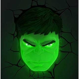 Hulk Hoved 3D LED Lampe - Marvel
