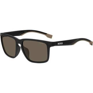 BOSS Boss 1542/F/S Asian Fit 087/6A 59 Solbriller Mænd Black - Matte Black - 59mm