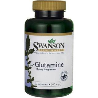 L-Glutamin, 500 mg - 100 kapsler