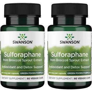 Sulforaphan fra Broccolikimudtræk, 400 mcg - 60 vegetabilske kapsler