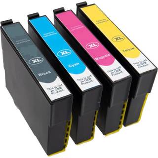 Kompatible blækpatroner Epson 407 XL - C13T07U140, 4 stk. rabatpakke 124,5 ml