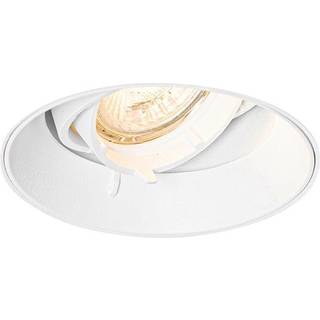 Moderne indbygningsspotlight hvid GU10 rund uden ramme - Oneon