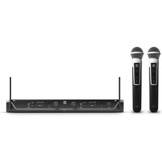LD Systems Dual - Wireless Microphone System with 2 x Dynamic Handheld Microphone- 863 - 865 MHz+ 823 - 832 MHz
