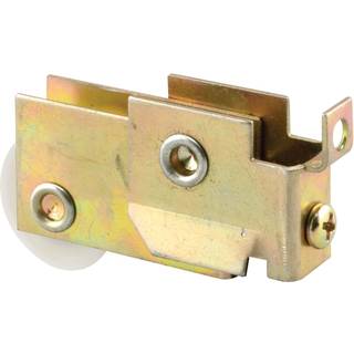 Prime-line N 6625 1-1/4 in. Stålkuglebærende spejlet dørrulleenhed til crestdøre (enkelt pakke)