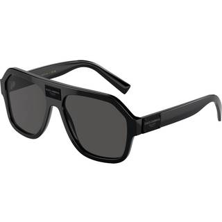 Dolce & Gabbana Mand DG4433 501/87 Solbriller Acetat Sort Grå Pilot Normal
