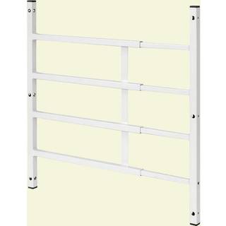 Segal S 4760 Carbon Steel Fast 4-bar vinduesgrill til hjemmesikkerhed og b?rnesikkerhed 21-1/4 in. Hvid sort (1 s?t)