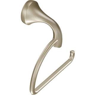 Moen Eva b?rstet nikkel europ?isk enkelt post toilet papirholder v?gmonteret toiletv?vholder YB2808 mia