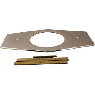 Westbrass One-hullers ombygningsplade til Moen og Delta poleret nikkel D502-05