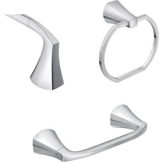 Moen MY8793CH Lindor Chrome Pivoting Paper Hoad Håndklædetreging Ring krom