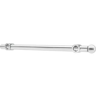 Rev-A-Shelf 14 """" Tr?k betjent stang til skabsorganisationen Udvideligt glidende t?jopbevaring H?ngende rack med monteringshardware Chrome CVR-14