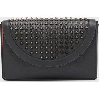 Christian Louboutin Explorafunk leather wallet on chain - black - One Size