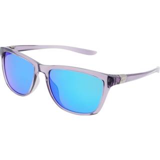 Nike Kvinde NIKE CITY ICON M DJ0889 573 Solbriller Bio-injekt Violet Grå / Sky Blue Firkantet Normal Fotokromatisk