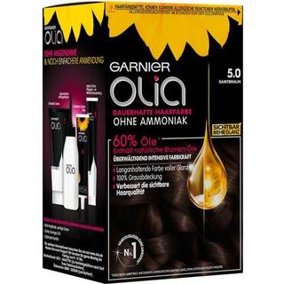 Garnier Olia Langvarig hårfarve nr. 5.0: Fløjlsbrun