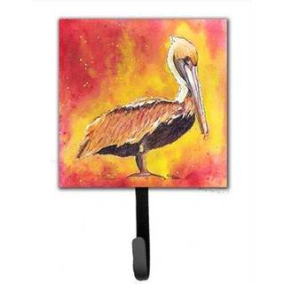 """" Caroline's Treasures 8344SH4 Bird-Pelican Leash Holder eller Key Hook Small Multicolor """"