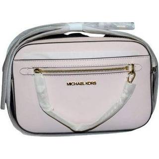 MK Jet Set Large Saffiano Leather Crossbody Bag - Pink - Michael Kors - ONE SIZE