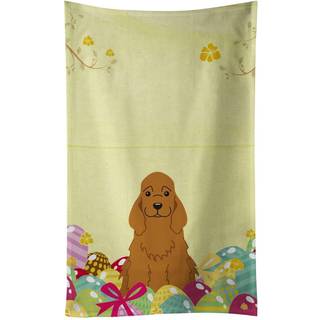 """"Caroline's Treasures P?ske?g Cocker Spaniel R?dt k?kkenh?ndkl?de Flerfarvet 25"""""""" x 15""""""""""""