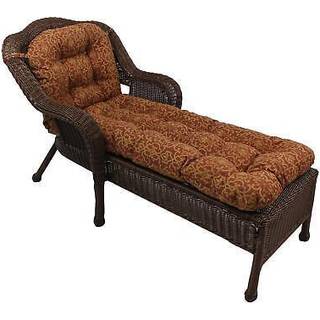 74-tommer med 19-tommer U-formet udendørs tuftet chaise lounge pude-Vanya Paprika