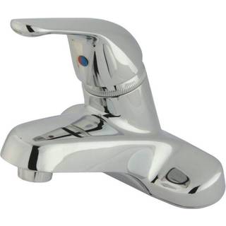 Kingston Brass GKB541LP Enkelth?ndtag 4 in. Centerset badev?relse vandhane poleret krom