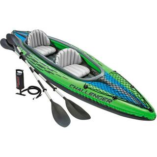 Intex Challenger K2 Kayak - oppustelig kajak til 2 personer - med pagajer og pumpe