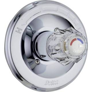 Delta Faucet Classic 13-serie Enkeltfunktionsbruseventil Trim Kit Bruser H?ndter Ventil Trim Kit Chrome Delta Bruser Trim Kit Chrome T13022 (Vent