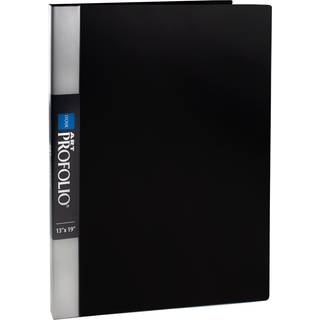 Itoya Original Art Profolio 13x19 Black Photo Album Book med 48 sider - Beskyttende bindemiddel med plastmuffer
