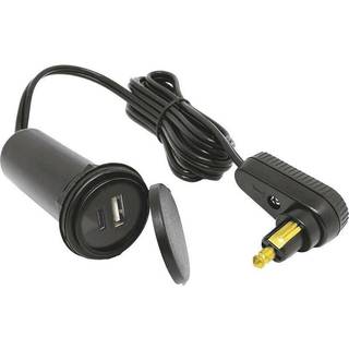 BAAS USB17 Kabel til tanktaske med 2 USB-opladningsstik (USB-A + USB-C)