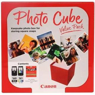 Canon PG 560/CL-561 / 3713C007 Value Pack - Blækbeholder / papirsæt Cyan, Magenta, Gul