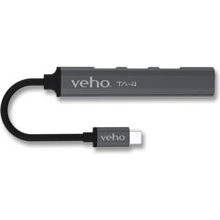VEHO UK TA-4 USB-C 4 port USB-A Mini