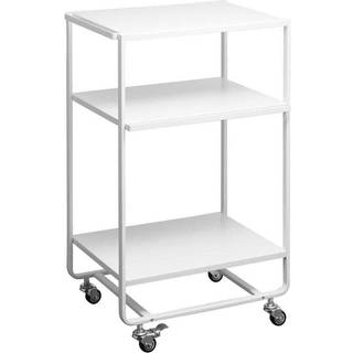 YAMAZAKI Rullevogn Tower med 3 hylder - hvid