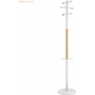 Unilux Access stumtjener 175cm hvid og træ