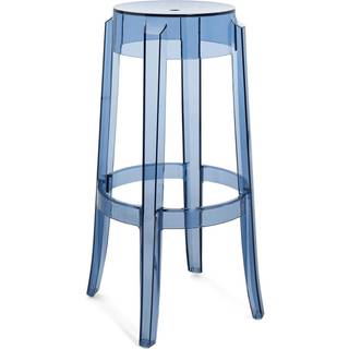 Kartell Charles Ghost Barstol H75 Blå