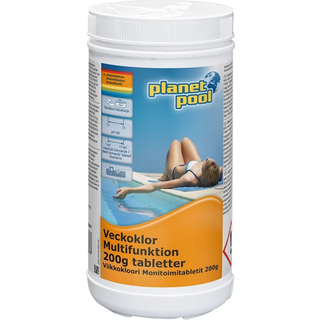 Planet Pool Multifunktion Ugentlige kløer 200 g tabletter, 1 kg