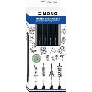Tombow MONO Fineliner drawing set Bold 4 stk