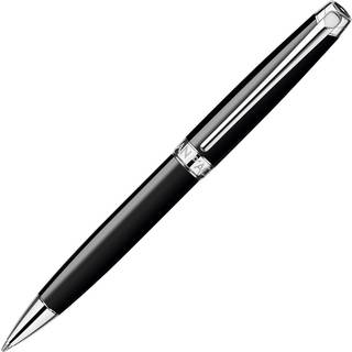 Caran d' Ache Léman Ballpoint Pen Ebony Black/Silver Plated