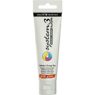 Daler-Rowney System3 Heavy Body akrylfarve 59 ml – Cadmium Orange Hue 619