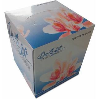 Gen 852d ansigtsvævskubekasse 2-lags hvide 85 ark/boks 85 pr. Boks (tilfælde af 36 kasser)