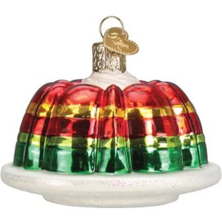 Old World Christmas Festive Gelatin Mold Glass Blæst ornament til juletræ