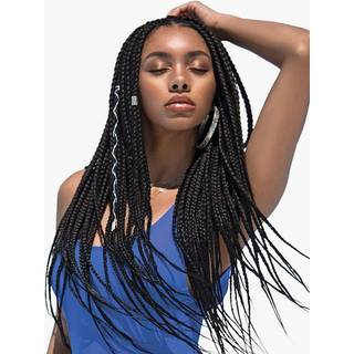 Sensationnel Ruwa Prestretched Braiding Hair - 3x Ruwa 48 tommer 24 Foldet vandafvisende Kanekalon Fast Dry Sports Braid - 3x Ruwa 24 tommer (1 P