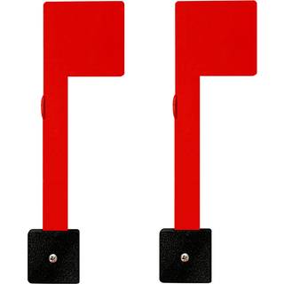 Ingen v?rkt?jer n?dvendige robuste postkasse -flagudskiftning [2 pakke] postflag kl?ber til de fleste overflader tunge for noget vejr ingen v?rkt