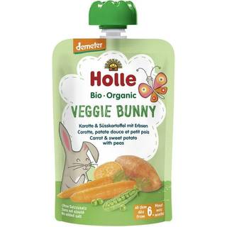 Holle Veggie Bunny - gulerod og sød kartoffel med ærter fra 6. måned 109.50 DKK/1 kg (12 x 100.0g)