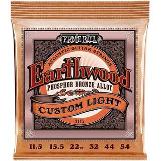 Ernie Ball 2145 Earthwood Phosphor Custom Light
